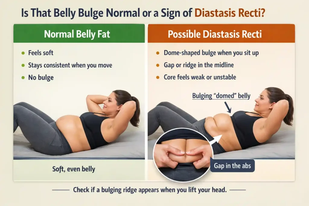 Is That Belly Bulge Normal or a Sign of Diastasis Recti Isle of Isla