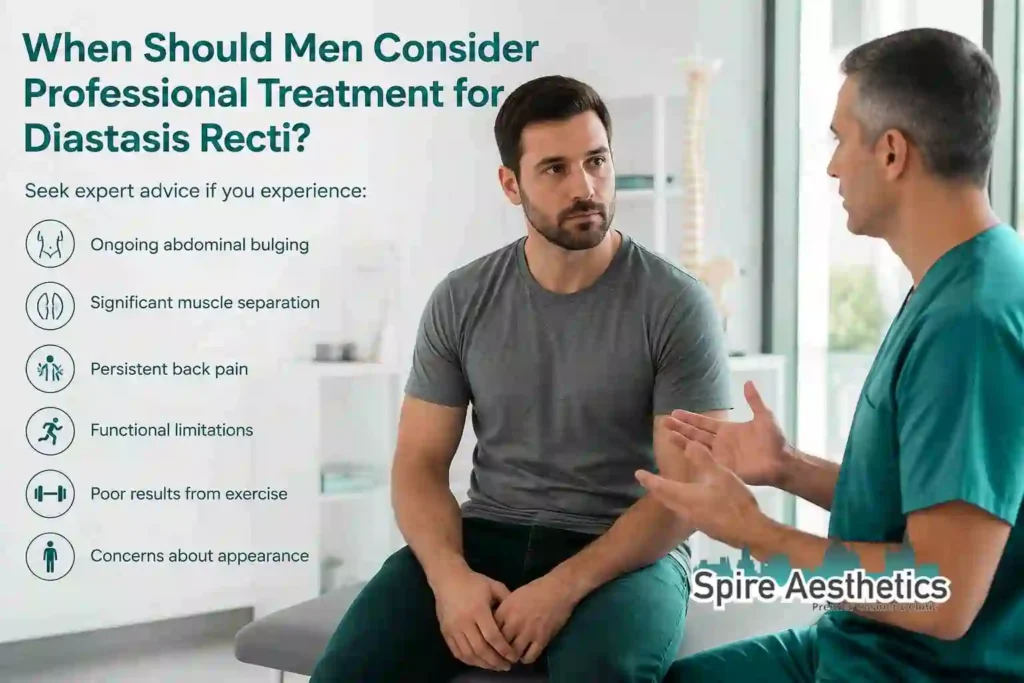 When Should Men Consider Professional Treatment for Diastasis Recti Isle of Isla?